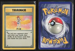 Lass 75/102 Rare Base Set Unlimited Pokemon Moderately Played - Image 3