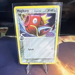 The Pokemon Magikarp EX Holon Phantoms 69/110 Delta Species Reverse Holo damaged - Image 1