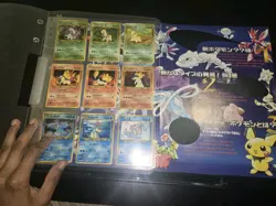 Pokemon Neo Genesis Japanese Holo Binder Lot Feraligatr Typhlosion Meganium - Image 2