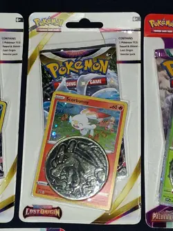 Pokemon 7 Checklane Blister - Lost Origin, Obsidian Flames & Scarlet & V. - Image 4