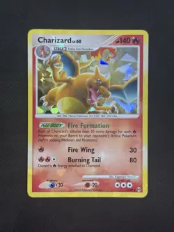 Charizard LV.60 1/99 Cracked Ice Holo (HOLO BLEED) LP - Pokemon TCG - Image 1