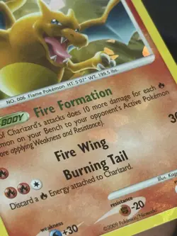 Charizard LV.60 1/99 Cracked Ice Holo (HOLO BLEED) LP - Pokemon TCG - Image 3