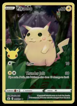 Pikachu Celebrations 005/025 Holo Rare Holofoil Pokemon TCG NM - Image 1