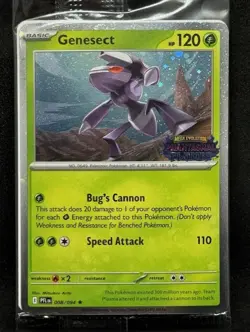 Genesect (Cosmos Holo) (Best Buy Exclusive) 008/094 Rare Holo Pokemon SEALED NM - Image 1