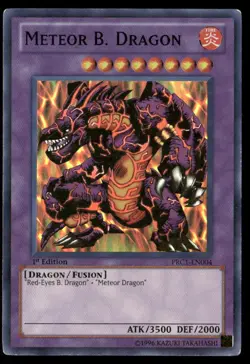 Meteor B. Dragon 2012 Premium Collection Tin PRC1-EN004 Super Rare Yugioh LP - Image 1