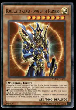 Black Luster Soldier - Envoy of the Beginning: Yugi's Legendary YGLD-ENA02 LP - Image 1