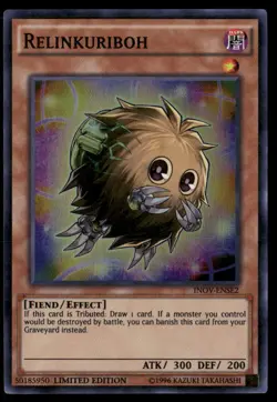 Relinkuriboh Invasion: Vengeance INOV-ENSE2 Super Rare Yugioh Lightly Played - Image 1