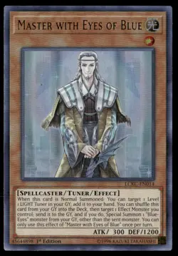 Master with Eyes of Blue Legendary Collection Kaiba LCKC-EN014 Yugioh LP - Image 1