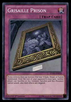 Grisaille Prison Fusion Enforcers FUEN-EN059 Super Rare Yugioh Lightly Played - Image 1
