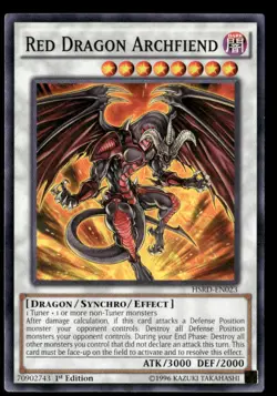 Red Dragon Archfiend High-Speed Riders HSRD-EN023 Common / Short Print Yugioh LP - Image 1