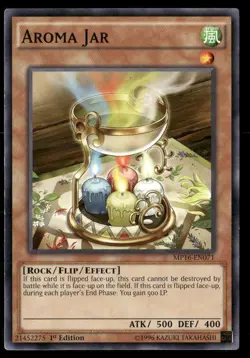 Aroma Jar 2016 Mega-Tins Mega Pack MP16-EN071 Common / Short Print Yugioh LP - Image 1