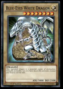 Blue-Eyes White Dragon (Version 4) Legendary Decks II LDK2-ENK01 Yugioh LP - Image 1