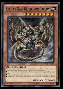 Ancient Gear Gadjiltron Dragon Structure Deck: Geargia Rampage SDGR-EN013 LP - Image 1