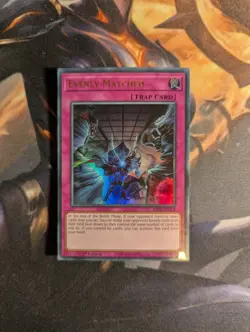 Yu-Gi-Oh! Evenly Matched RA01-EN074 Ultra Rare 1st Edition LP/NM - Image 1