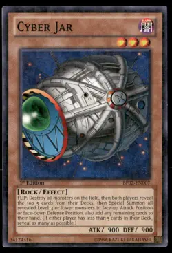 Cyber Jar Battle Pack 2: War of the Giants BP02-EN007 Rare Yugioh Lightly Played - Image 1