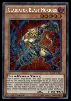 Gladiator Beast Noxious Battles of Legend: Light's Revenge BLLR-EN021 Yugioh LP - Image 1