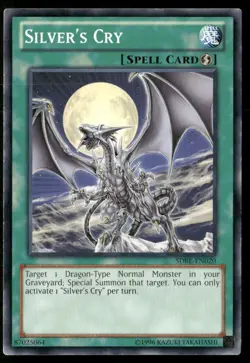 Silver's Cry Structure Deck: Saga of Blue-Eyes White Dragon SDBE-EN020 Yugioh HP - Image 1