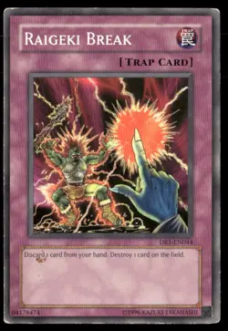Raigeki Break Dark Revelation Volume 1 DR1-EN044 Common / Short Print Yugioh DMG - Image 1