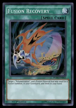 Fusion Recovery Fusion Enforcers FUEN-EN043 Super Rare Yugioh Heavily Played - Image 1