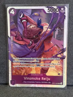 Vinsmoke Reiju OP12-063 Legacy of the Master One Piece CCG NM Condition - Image 1