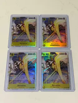 One Piece 4X Borsalino EB04-058 SR Adventure On Kamis Island OP15 NM TCG Playset - Image 1