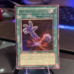 Yugioh Premature Burial PSV-037 Ultra Rare Unlimited HP - Image 1