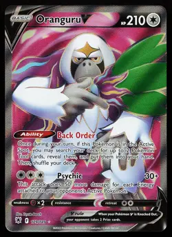 Oranguru V 179/189 Ultra Rare Astral Radiance Pokemon Card - Image 1