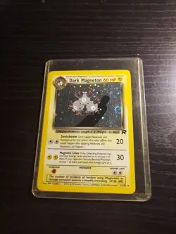Pokemon Dark Magneton TCG Holo Rare Card 11/82 - Image 1