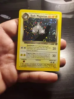 Pokemon Dark Magneton TCG Holo Rare Card 11/82 - Image 2