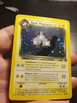 Pokemon Dark Magneton TCG Holo Rare Card 11/82 - Image 3