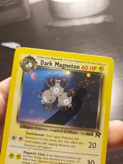 Pokemon Dark Magneton TCG Holo Rare Card 11/82 - Image 4
