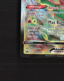 Rayquaza VMAX 102/159 Crown Zenith Ultra Rare Holo Pokemon Card NM - Image 5