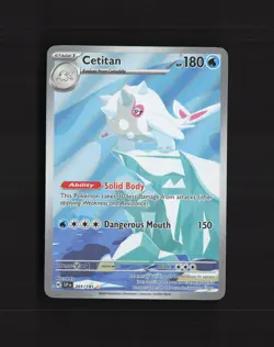 Cetitan 201/191 Surging Sparks Full Art Ultra Rare Holo Pokemon Card NM - Image 1