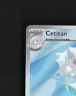 Cetitan 201/191 Surging Sparks Full Art Ultra Rare Holo Pokemon Card NM - Image 3