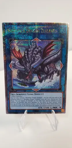 Yugioh - Worldsea Dragon Zealantis - Quarter Century Secret Rare - RA04-EN082 - Image 1