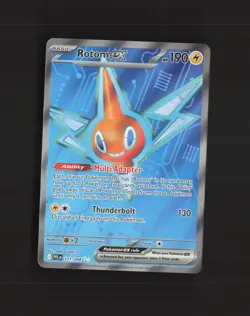 Rotom ex 111/094 Phantasmal Flames Full Art Ultra Rare Holo Pokemon Card NM - Image 1