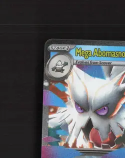 Mega Abomasnow ex 036/132 Mega Evolution Ultra Rare Holo Pokemon Card NM - Image 3
