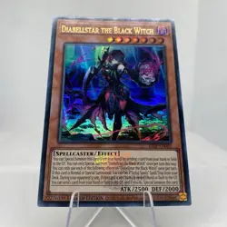 Yugioh Diabellstar the Black Witch 25LP-EN001 Ultra Rare with Stamp NM - Image 3