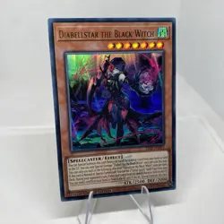 Yugioh Diabellstar the Black Witch 25LP-EN001 Ultra Rare with Stamp NM - Image 5