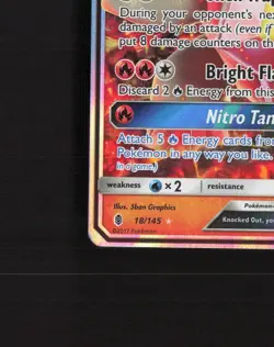 Turtonator GX 18/145 Guardians Rising Ultra Rare Holo Pokemon Card LP+ - Image 5