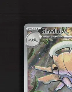 Shedinja 144/132 Mega Evolution Full Art Ultra Rare Holo Pokemon Card NM - Image 3