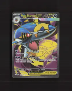 Mega Sharpedo ex 113/094 Phantasmal Flames Full Art Ultra Rare Pokemon Card NM - Image 1