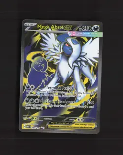 Mega Absol ex 161/132 Mega Evolution Full Art Ultra Rare Holo Pokemon Card NM - Image 1