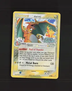 Charizard δ 4/100 EX Crystal Guardians Stamped Reverse Holo Pokemon Card MP - Image 1