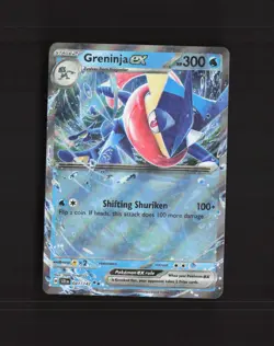 Greninja ex 41/142 Stellar Crown Ultra Rare Holo Pokemon Card NM - Image 1