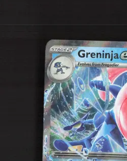 Greninja ex 41/142 Stellar Crown Ultra Rare Holo Pokemon Card NM - Image 3
