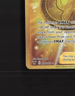 Hero's Medal 201/185 Vivid Voltage Full Art Secret Rare Holo Pokemon Card NM - Image 5