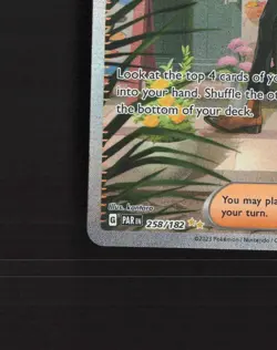 Rika 258/182 Paradox Rift Full Art Ultra Rare Holo Pokemon Card NM - Image 5