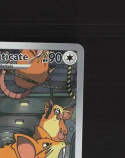 Team Rocket's Raticate 202/182 Destined Rivals Full Art Pokemon Card NM - Image 4