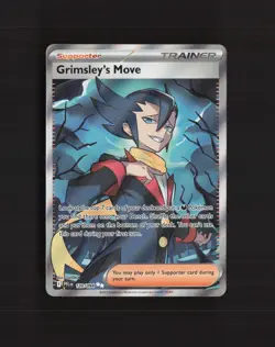 Grimsley's Move 120/094 Phantasmal Flames Full Art Ultra Rare Pokemon Card NM - Image 1